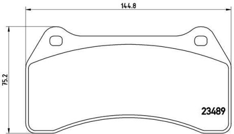 Гальмівні колодки передні CITROEN AXO, SAXO, ZX; DALLAS FUN; PEUGEOT 106 I, II, 205 I, II, 305 II, 309 I, II; RENAULT CLIO I, ESPACE I, FUEGO, RAPID, 11, 18, 19 I, II, 20 1.0-1.9D 05.77-07.04 BREMBO P36 014