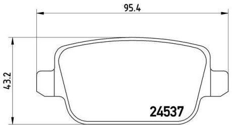 Фото автозапчасти дисковый тормоз масляный MERCEDES-BENZ 115 420 02 72 BREMBO P44016