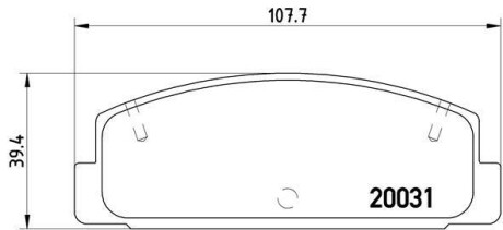 Вентильовані дискові гальма P BMW 7-series (E23) 9 / 82-7 / 86 BREMBO P49 037