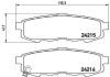 Фото автозапчасти тормозные колодки передние ALFA ROMEO MITO; CITROEN NEMO; FIAT FIORINO, LINEA, PUNTO, QUBO, 500; PEUGEOT BIPER 0.9-1.4 02.08-02.12 BREMBO P49042 (фото 1)