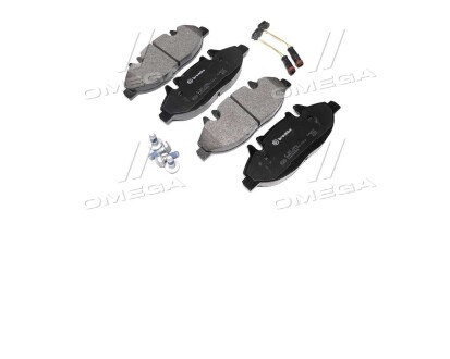 Фото автозапчастини гальмівні колодки передні HONDA ACCORD VII, CIVIC VII, VIII, FR-V, ODYSSEY 1.3-3.0 02.01- BREMBO P50050