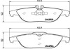 Фото автозапчасти тормозной диск задний L/R BMW 3 (E36), 3 (E46) 1.6-2.8 09.90-07.06 BREMBO P50068 (фото 1)