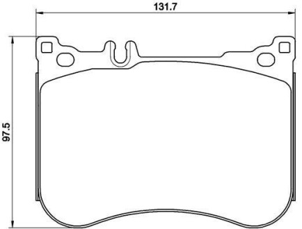 Фото автозапчастини гальмівні колодки дискові BREMBO P50114