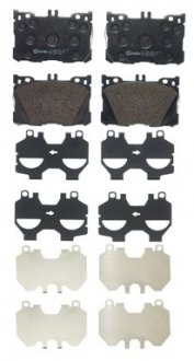 Комплект гальмівних колодок передні MERCEDES A (W176), CLA (C117), CLA SHOOTING BRAKE (X117), GLA (X156) 2.0 07.13- BREMBO P50 139 (фото 1)