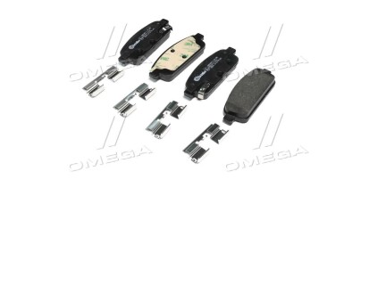 Фото автозапчастини комплект гальмівних колодок задній BUICK ENCORE; CHEVROLET CRUZE, ORLANDO, TRAX, VOLT; OPEL AMPERA, ASTRA CLASSIC, ASTRA J, ASTRA J GTC, CASCADA, MOKKA / MOKKA X, ZAFIRA C 1.3D-2.0D 01.09- BREMBO P59080