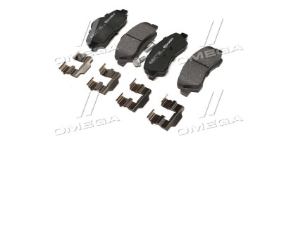 Фото автозапчастини колодки гальмівні дискові CITROEN C4 CACTUS 1.2 2014-,PEUGEOT 308 II 1.2 1.6 2013- передн. (BREMBO P61113