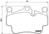 Фото автозапчасти тормозные колодки передние NISSAN 100NX, ALMERA I, SUNNY III 1.6/2.0 03.90-03.00 BREMBO P65 015 (фото 1)