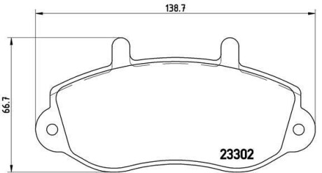 Фото автозапчасти тормозные колодки передние MAZDA MX-5 III 1.8/2.0 03.05- BREMBO P68025