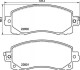 Фото автозапчасти комплект тормозных колодок передний SUBARU FORESTER, IMPREZA, XV 1.6/2.0/2.0H 10.16- BREMBO P78 028 (фото 1)