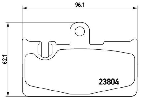 Фото автозапчастини гальмівні колодки передні ALFA ROMEO 164 01.89-12.93 BREMBO P83059