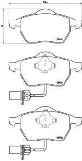 Фото автозапчасти klocki ham. AUDI/VW BREMBO P85037X