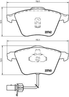 Фото автозапчасти тормозные колодки задние MINI COOPER 1.6 16V BREMBO P85056