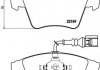 Тормозные колодки передние/задние IVECO EUROCARGO 60, 65, 75, 90E, EUROFIRE 75E, 80E 3.9D-5.9D 01.91- BREMBO P85090 (фото 1)