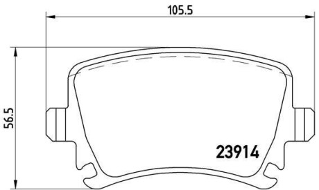 Фото автозапчасти тормозной диск передний TALBOT 160, 180, SIMCA 1.6-2.0D 01.73-12.82 BREMBO P85095