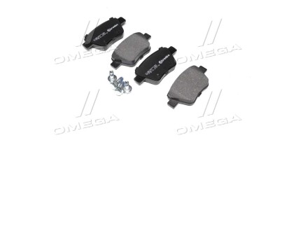 Фото автозапчасти колодки тормозные AUDI A1/A3, SEAT ALTEA/LEON, SKODA, Volkswagen BEETLE/CADDY 109.2x53.3x17.7mm зад. без датчика BREMBO P85114 (фото 1)