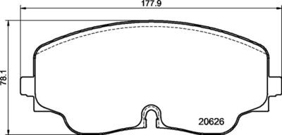 Фото автозапчасти klocki ham. AUDI A3 Limousine (8YS) 03/20-> / AUDI A3 Sportback (8YA) 11 BREMBO P85193