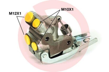 Фото автозапчасти регулятор мощности тормозов CITROEN SAXO; PEUGEOT 106 I, 106 II 1.0-1.6 09.91-07.04 BREMBO R61 015