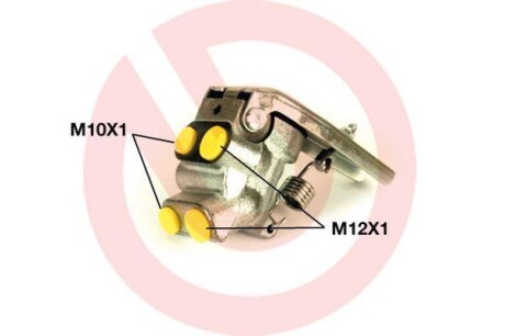 Фото автозапчасти регулятор мощности тормозов CITROEN SAXO; PEUGEOT 106 II 1.6/Electric 02.96-07.04 BREMBO R61 016