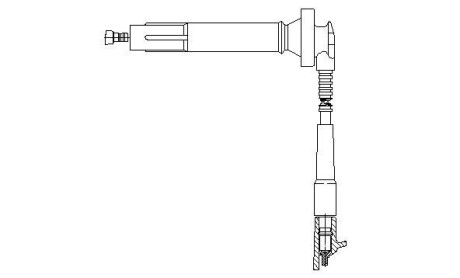 Фото автозапчастини провід високовольтний SUBARU Forester/Impreza/Legacy/Outback "2,0-2,5(1-цил) "98-05 компл 3А00/162 BREMI 3A59E42