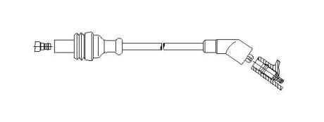 Фото автозапчастини провод зажигания BREMI 60635