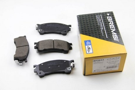 Фото автозапчасти тормозные колодки перед. Mazda 323/626 94-04 (sumitomo) BREMSI BP2622