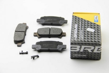 Фото автозапчасти тормозные колодки зад. Subaru Impreza 94-/Forester 97-08 (akebono) BREMSI BP3056