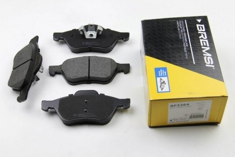 Фото автозапчасти тормозные колодки перед. Renault Megane/Scenic/Clio 02- (ATE) BREMSI BP3264