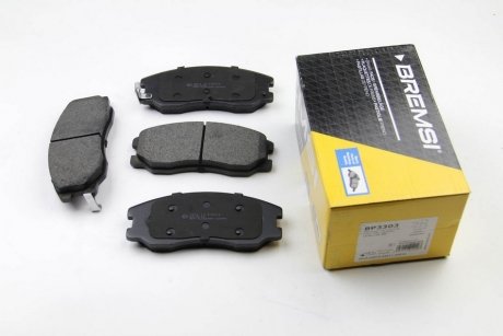 Фото автозапчастини гальмівні колодки перед. Chevrolet Captiva 06- (akebono) BREMSI BP3303