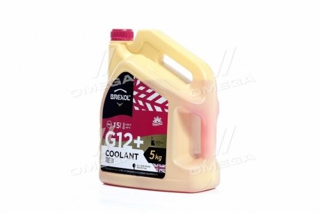 Фото автозапчастини антифриз RED G12+ Antifreeze (червоний) 5kg BREXOL Antf-012