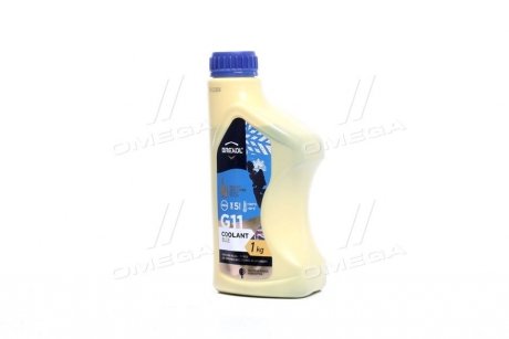 Антифриз BLUE G11 Antifreeze (cиний) 1kg BREXOL Antf-020 (фото 1)