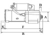 Фото автозапчасти стартер 12В 2кВт MITSUBISHI/HYUNDAI/KIA/PROTON Colt/Galan/L200/Lancer/Pajero/H1/H100/Persona \'\'80-06 CARGO 110809 (фото 3)