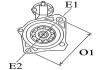 Фото автозапчасти стартер 12В 2кВт MITSUBISHI/HYUNDAI/KIA/PROTON Colt/Galan/L200/Lancer/Pajero/H1/H100/Persona \'\'80-06 CARGO 110809 (фото 5)