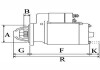 Фото автозапчасти стартер 12В 1,2кВт JAGUAR/NISSAN Sunny/Primera/100 NX/S-Type/Almera &quot;1,4-2,5&quot; 90-07 CARGO 111459 (фото 2)