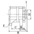 Фото автозапчастини генератор (14V, 95A) BMW 5 (E39), 7 (E38) 2.5D 01.96-05.04 (12312246070) CARGO 111947 (фото 6)