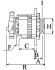 Фото автозапчасти генератор CARGO 112332 (фото 2)