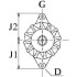 Фото автозапчастини генератор CARGO 113328 (фото 5)