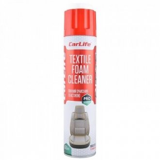 Фото автозапчастини пінний очистник текстилю, TEXTILE FOAM CLEANER, 650ml CarLife CF651