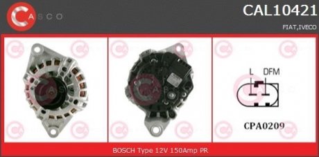 Фото автозапчастини alternator 12v 150a CASCO CAL10421AS (фото 1)