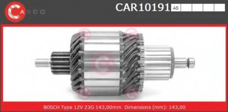 Фото автозапчасти якорь CASCO CAR10191AS