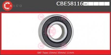 Фото автозапчастини подшипник CASCO CBE58116AS