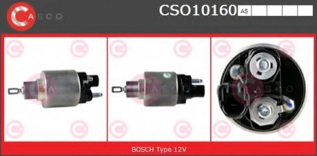 Фото автозапчасти втягуюче реле стартера CASCO CSO10160AS (фото 1)