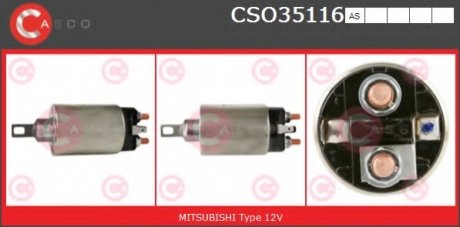 Фото автозапчастини переключатель CASCO CSO35116AS