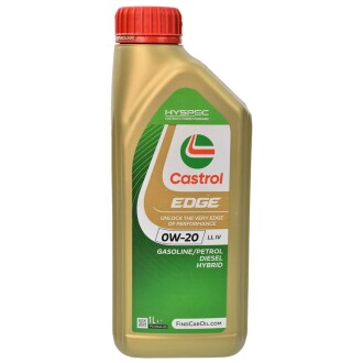 Фото автозапчастини олива моторна EDGE LL IV 0W-20 1л CASTROL 0W20 E LL IV 1L