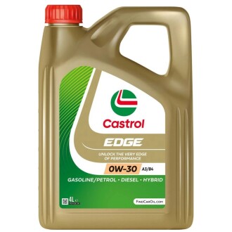 Фото автозапчасти масло моторное EDGE 0W-30 4л CASTROL 0W30 E A3/B4 4L