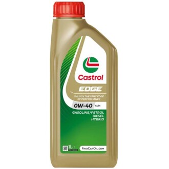 Фото автозапчасти масло моторное EDGE 0W-40 1л CASTROL 0W40 E A3/B4 1L