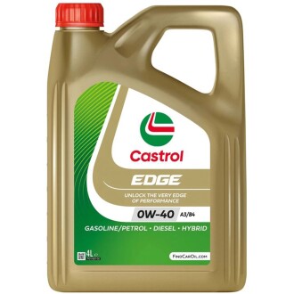 Фото автозапчасти масло моторное EDGE 0W-40 4л CASTROL 0W40 E A3/B4 4L