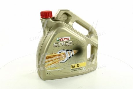 Фото автозапчастини моторна олива. EDGE 5W-30 LL (Каністра 4л) CASTROL 15669A