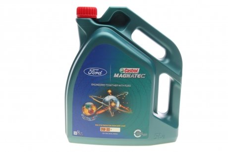 Фото автозапчасти олива моторна Magnatec Professional D 0W30 (5 Liter) (Ford Logo) CASTROL 15D5FF