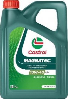 Фото автозапчастини моторна олива MAGNATEC 10W-40 / 4л. / (ACEA A3/B4) CASTROL 15F7CE