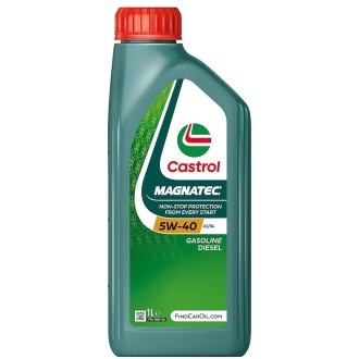 Фото автозапчастини олія моторна 5w40 MAGNATEC A3/B4 (Англія,) 1л. CASTROL 5W40 M A3/B4 1L